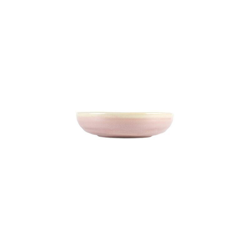 Pink Pott dia.7.25" h:1.75" 22 oz. Round Pink Porcelain Bowl (Set of 4)