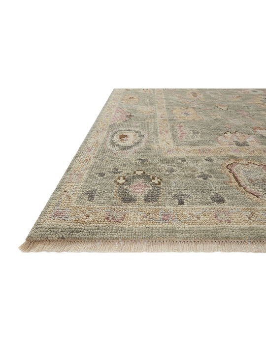 Helena HEL03 Sage/Sunset 18" x 18" Sample Rug
