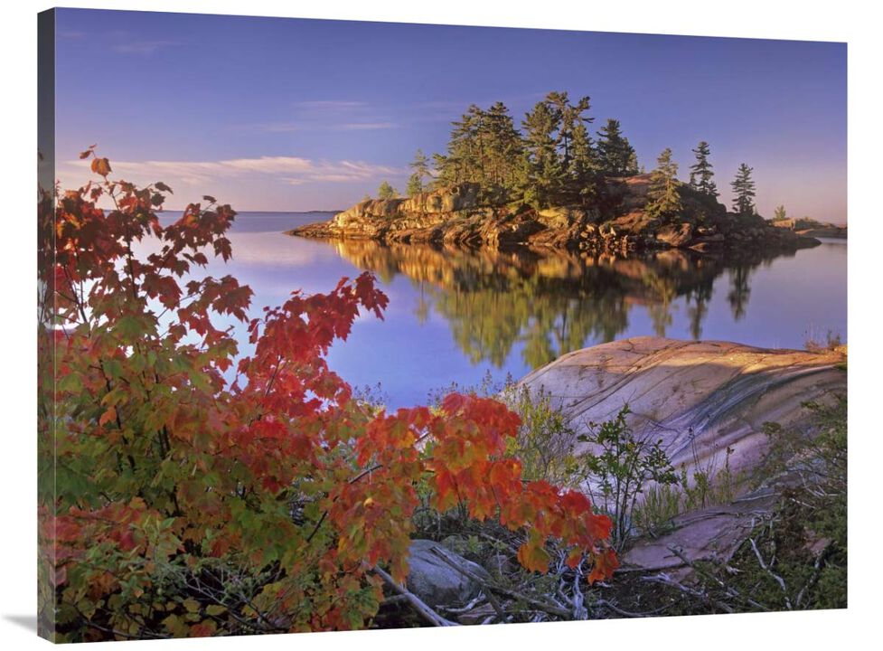 Island in Georgian Bay, Lake Huron, Killarney Provincial Park, Ontario-Canvas Art-40x30