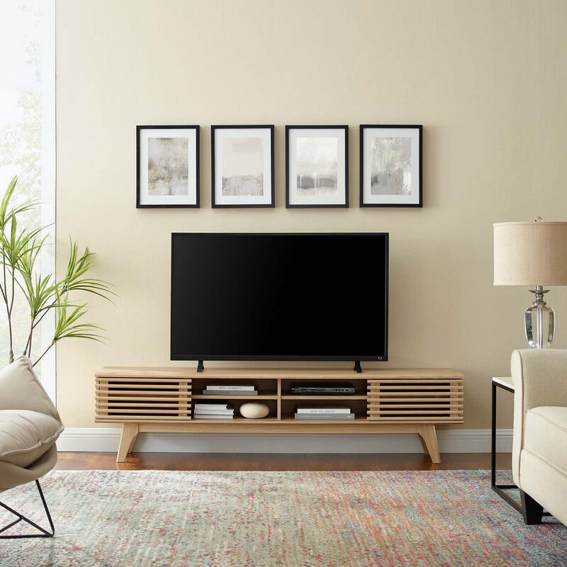 Render 70" Entertainment Center TV Stand-Benzara