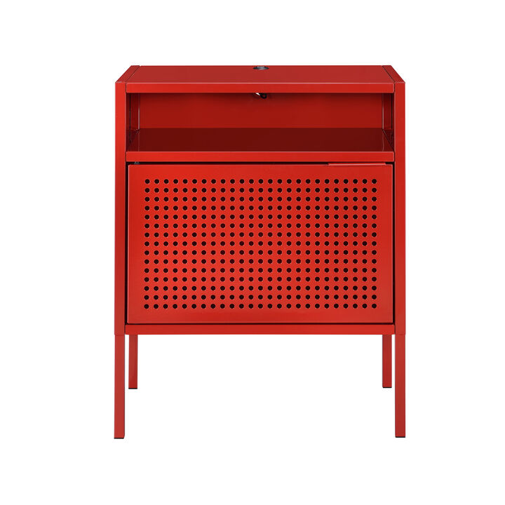 Gemma Nightstand in Red