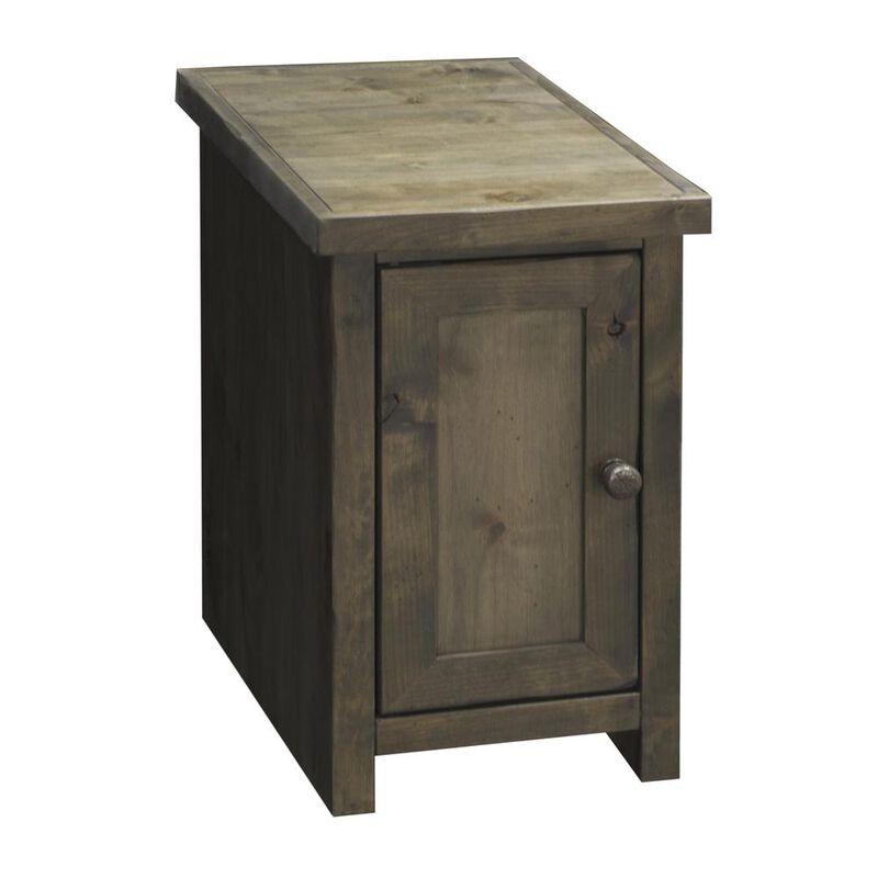 Bridgevine Home Barnwood Finish Solid Wood Side Table