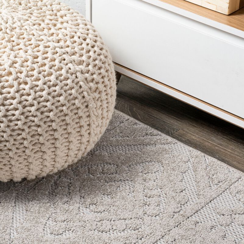 Citta High-Low Pile Mediterranean Tile Area Rug