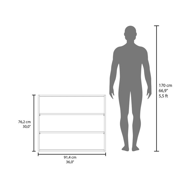 Floating Shelf Meeker, Kitchen, Black