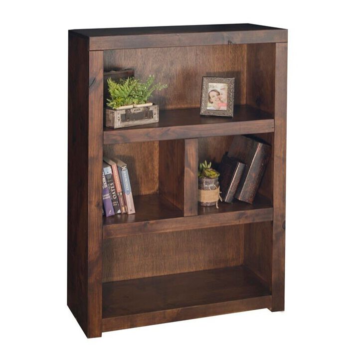 Bridgevine Home 49 inch high Bookcase, Whiskey Finish