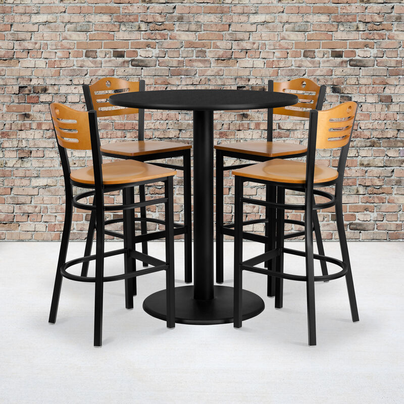 Laminate Restaurant Bar Table and Stool Sets