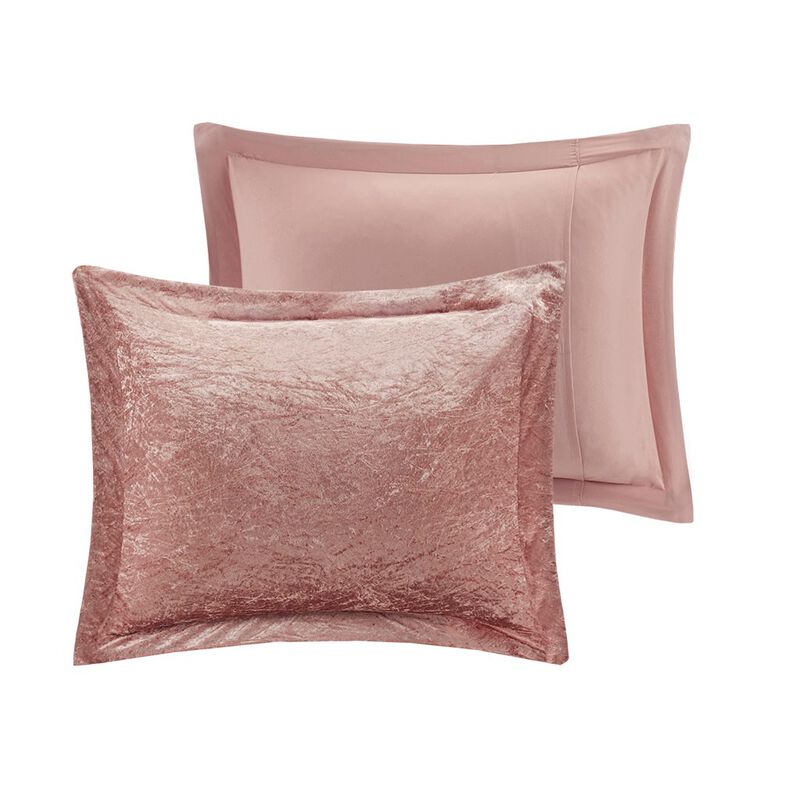 Gracie Mills Eirlys Velvet Duvet Cover Set
