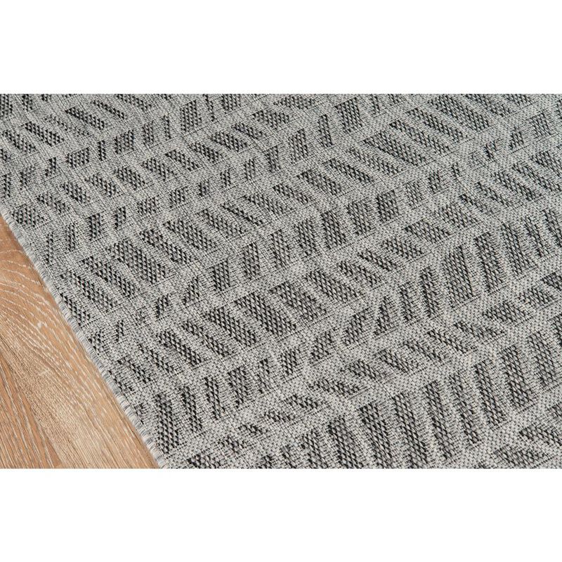 Novogratz Contemporary Runner Area Rug, Grey, 2' X 6' Runner