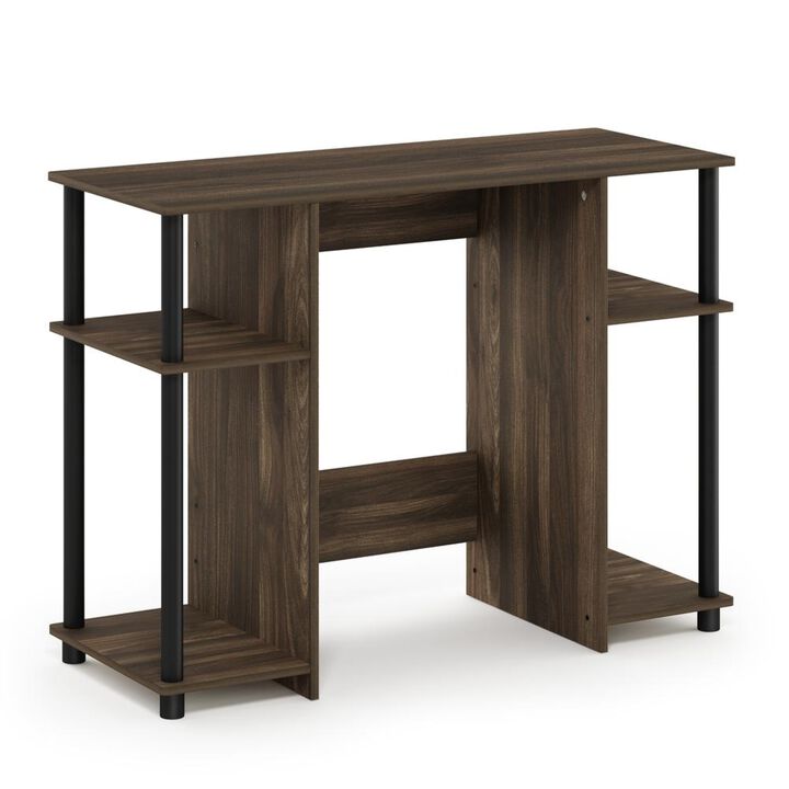 Furinno Furinno 15112 JAYA Compact Computer Study Desk, Columbia Walnut/Black