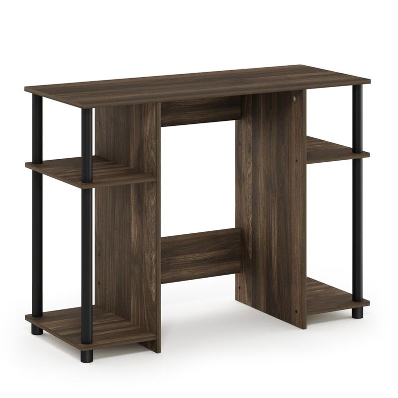 Furinno Furinno 15112 JAYA Compact Computer Study Desk, Columbia Walnut/Black