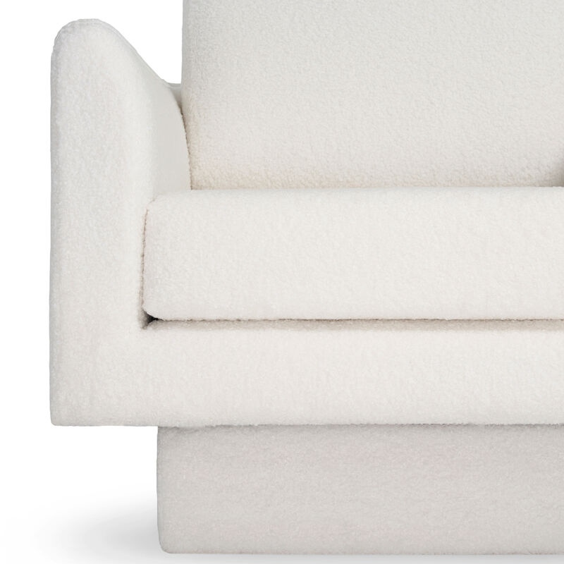 Merax 360 Degree Modern Teddy Swivel Accent Chair