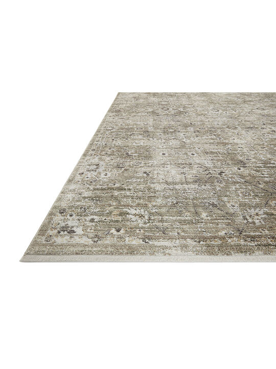 Bonney BNY08 Moss/Bark 18" x 18" Sample Rug