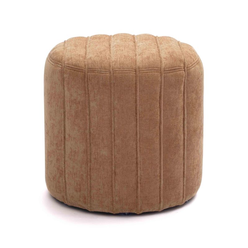Pouch Mint Green Chenille Ottoman