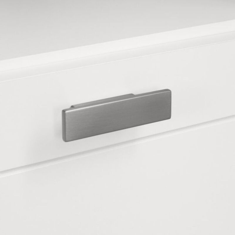 Hivvago Modern Nursery 2 Drawer Storage Baby Changing Table in White