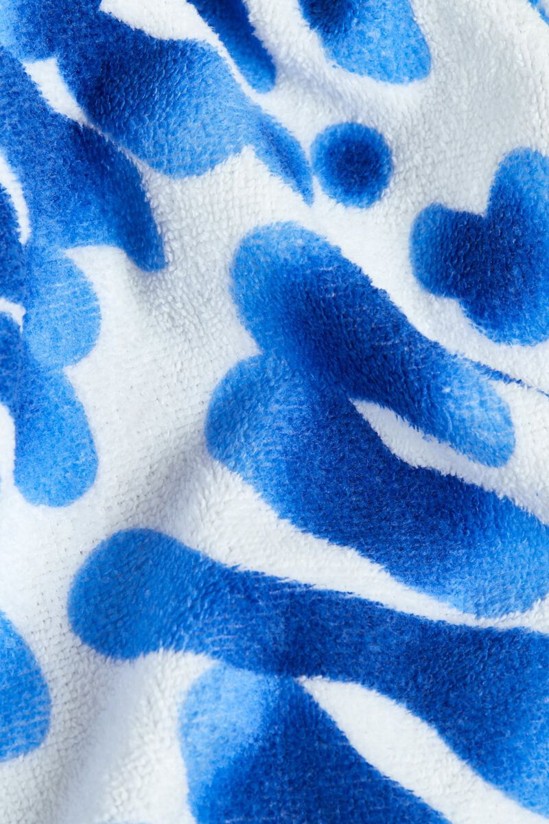 Indigo Round Turkish Beach Towel