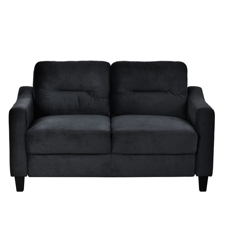 Merax Velvet Loveseat Sofa Couch for Living Room