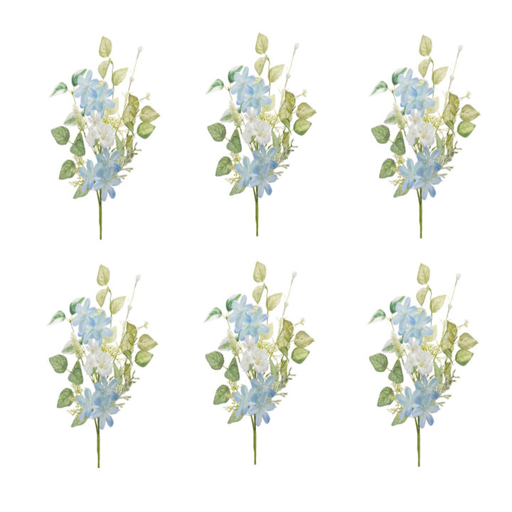Mini Blossom Spray Set of 6 for Floral Arrangements and Craft Projects
