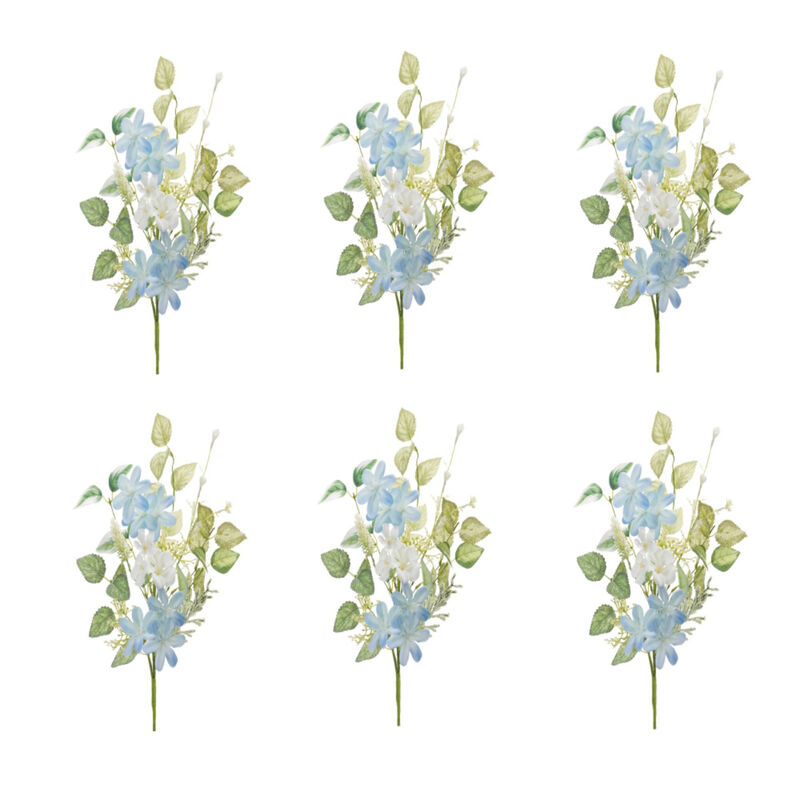 Mini Blossom Spray Set of 6 for Floral Arrangements and Craft Projects