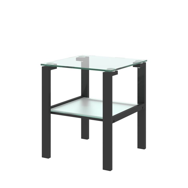 Small Round Glass Tea Table & Bedroom Corner Side Table