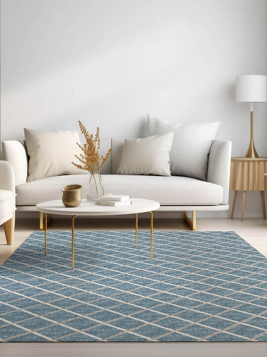 York YO1 Sky Blue 9' x 12' Rug