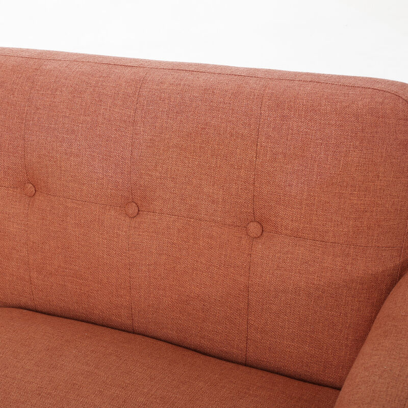 Merax Modern Fabric Loveseat Sofa