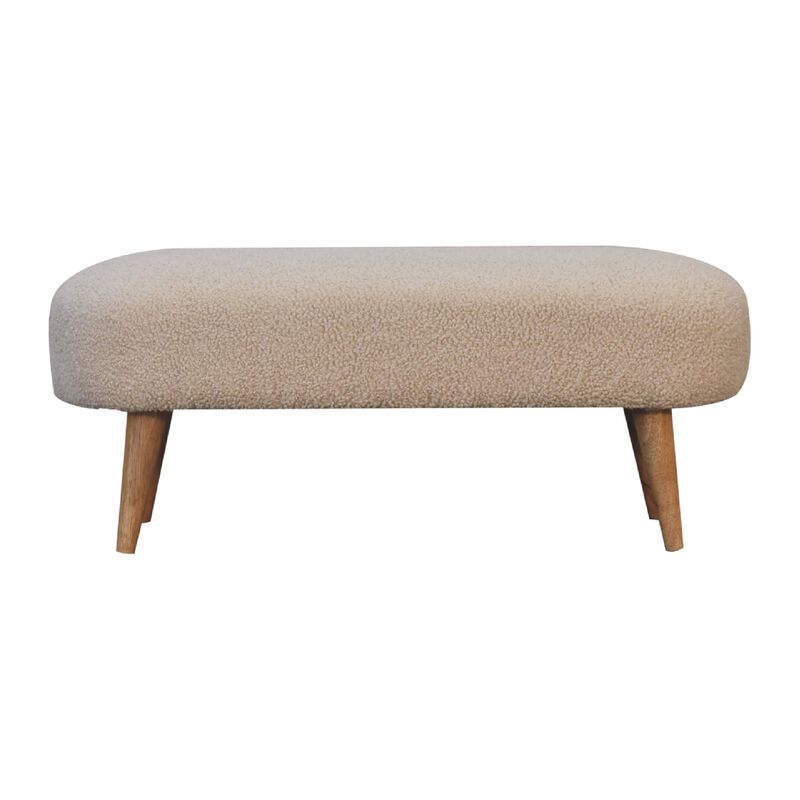Artisan Furniture Boucle  Solid Wood Hallway Bench
