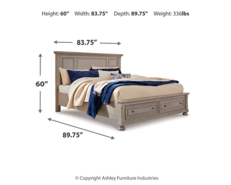 Lettner King Panel Storage Bed