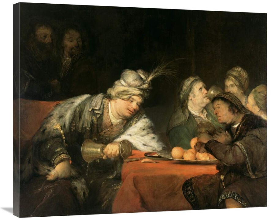 The Banquet of Ahasuerus-Canvas Art-36x29.88