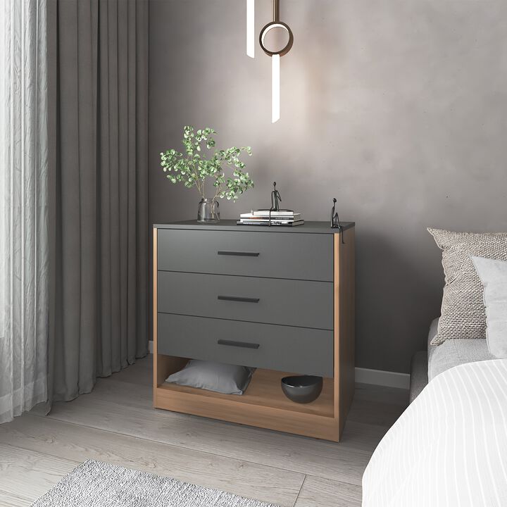 Fraser Dresser, Matt Grey/Macadamia