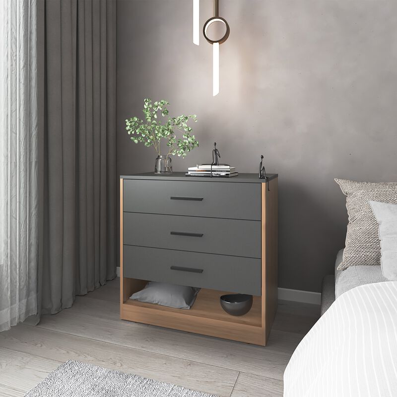 Fraser Dresser, Matt Grey/Macadamia