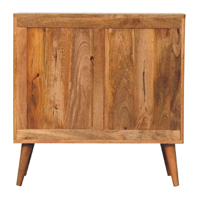 Artisan Furniture  Slade Solid Wood 2 Door Oak-ish Cabinet
