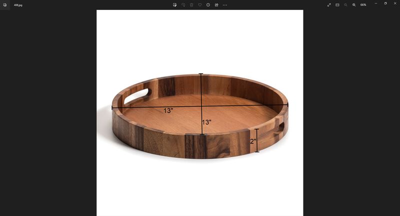 Round Serving Tray -13