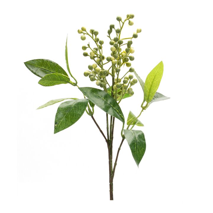 Berry Foliage Spray (Set of 6) – Artificial Decorative Branches for Holiday, Home, and Seasonal Decor