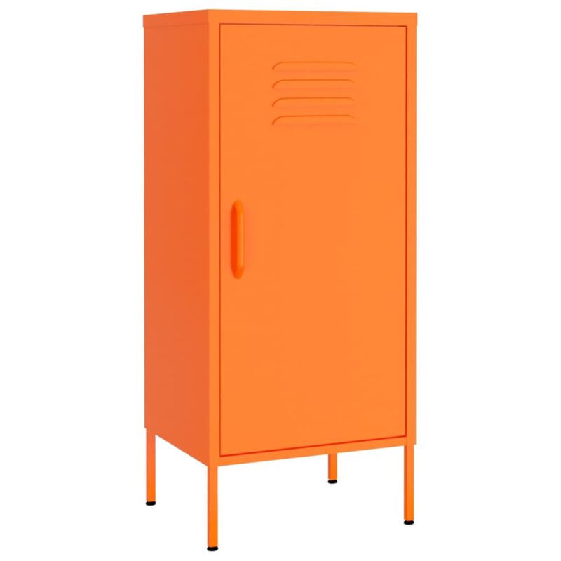 vidaXL Storage Cabinet 16.7"x13.8"x40" Steel