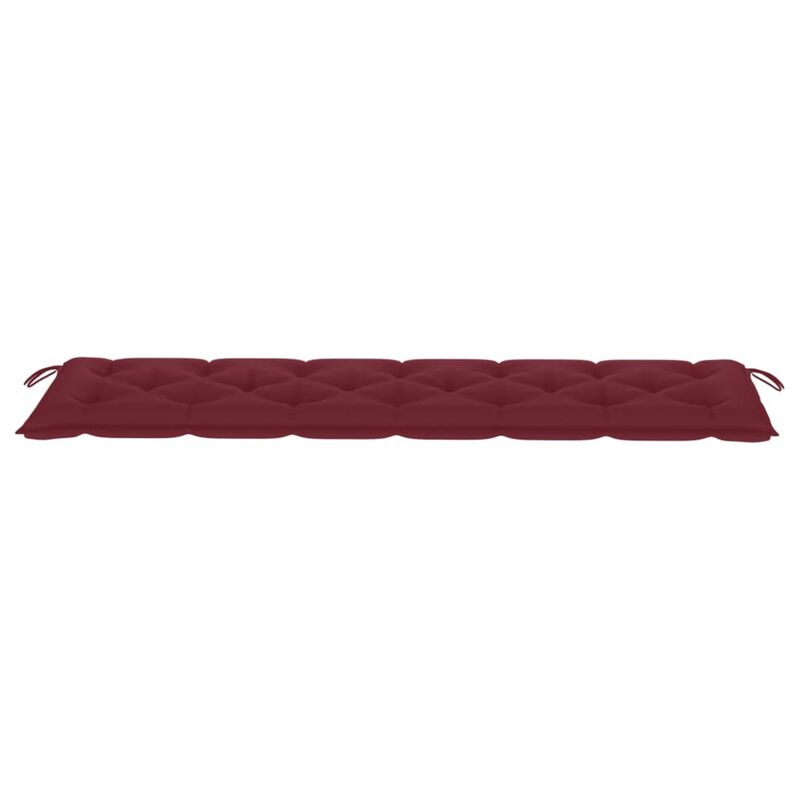 vidaXL Garden Bench Cushion Wine Red 78.7"x19.7"x 2.8" Fabric