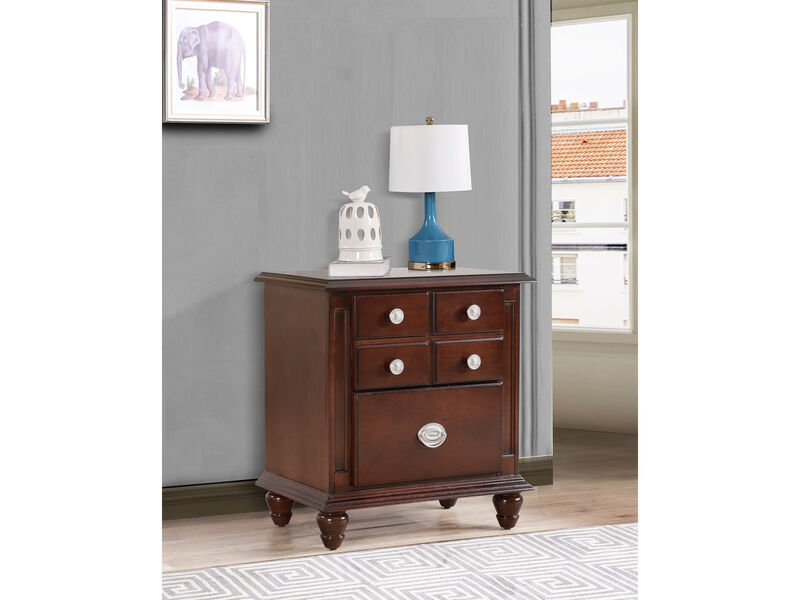 Summit 5-Drawer Nightstand (27 in. H x 16 in. W x 24 in. D)
