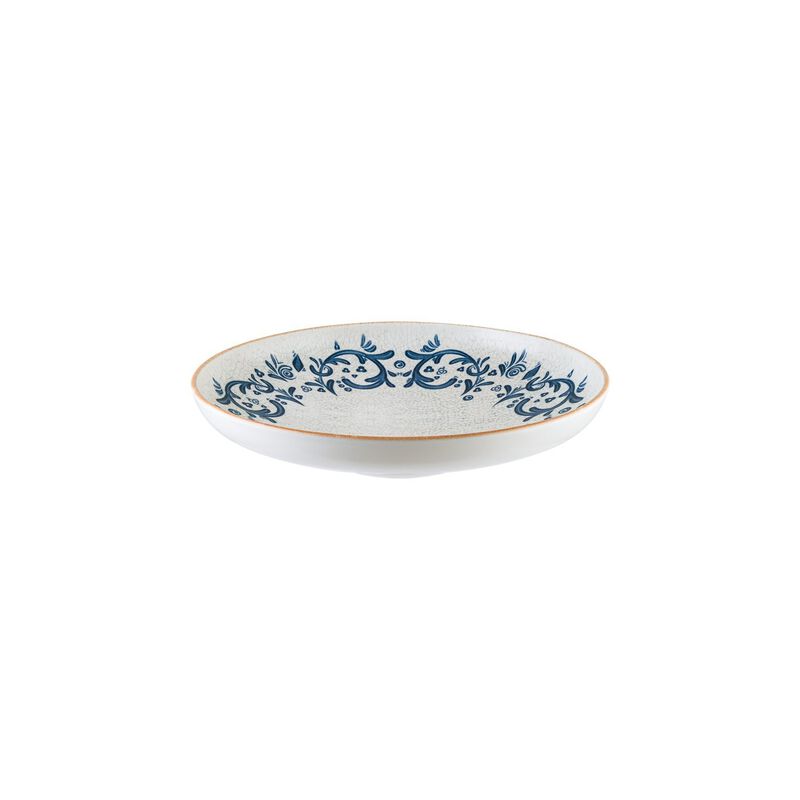 Viento dia.10.75" h:2.25" Round Decorated Porcelain Deep Plate