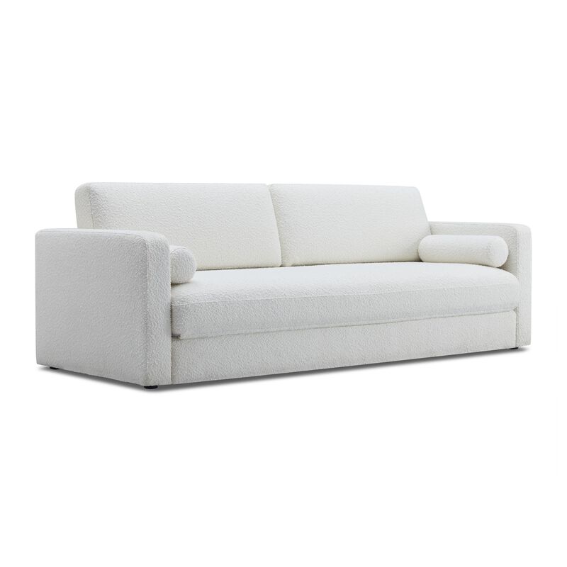 Ryan Cream Upcycled Linen Sofa Bed