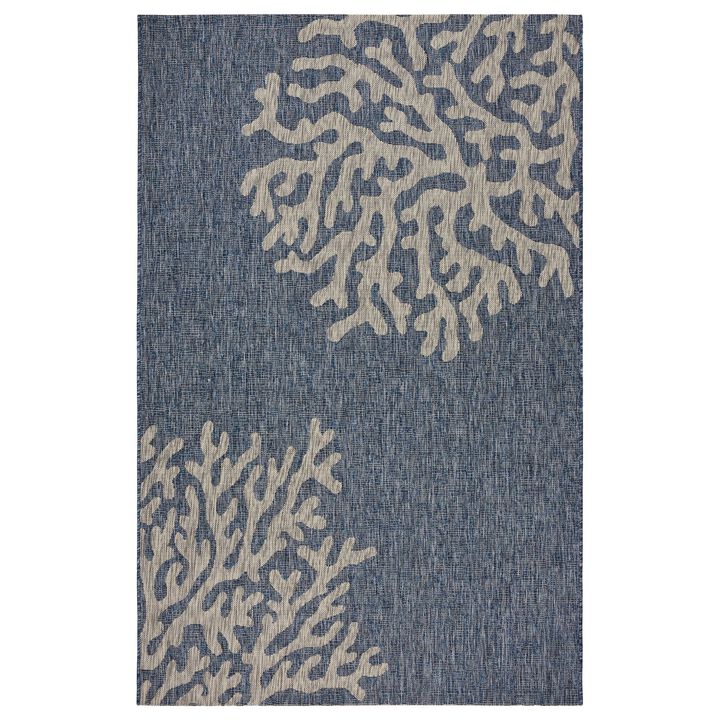 Coral Reef Rectangular Outdoor Area Throw Rug