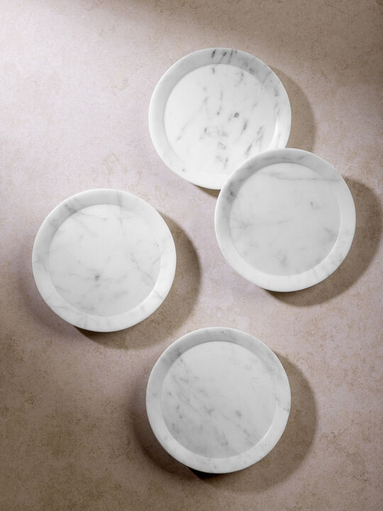 Paloma Marble Coasters, Set of 4