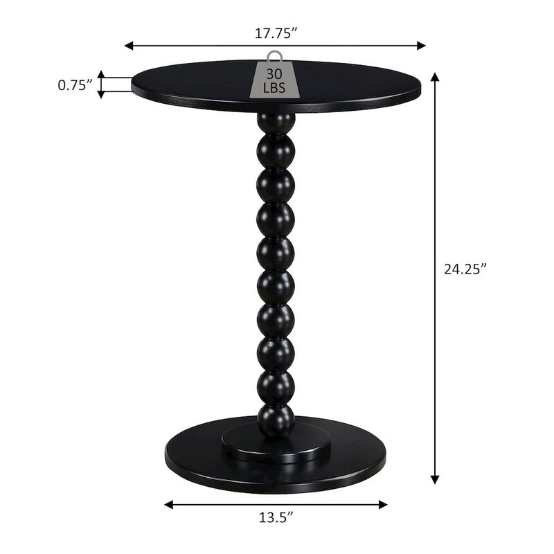 Convenience Concepts Classic Accents Venetian Islands Spindle Table