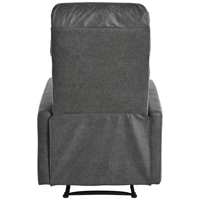 Merax Modern Manual Recliner Chair Home Theater Chair with Adjustable Backrest for Living Room