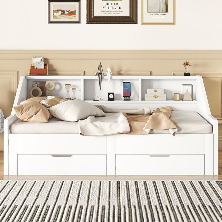 Merax Daybed Bed Frame with Storage