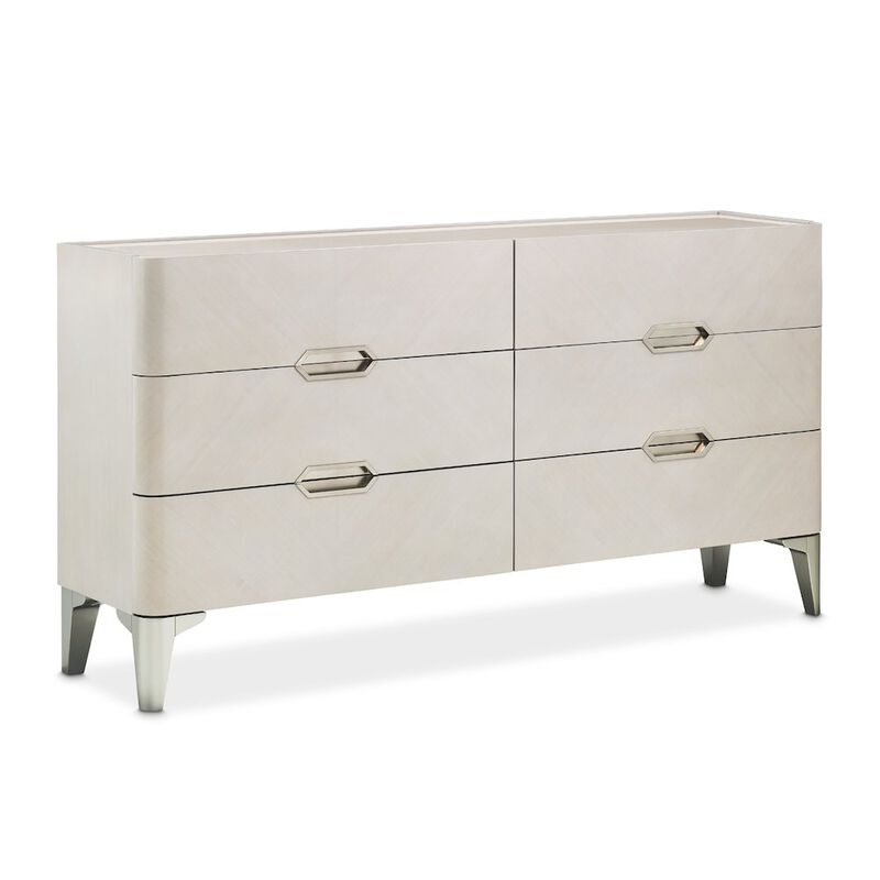 Michael Amini Penthouse Dresser - Ash Gray