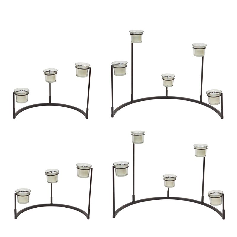 Multi-Level Votive Candle Holder Stand (Set of 2)