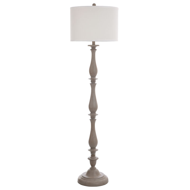 Cool Gray Floor Lamp