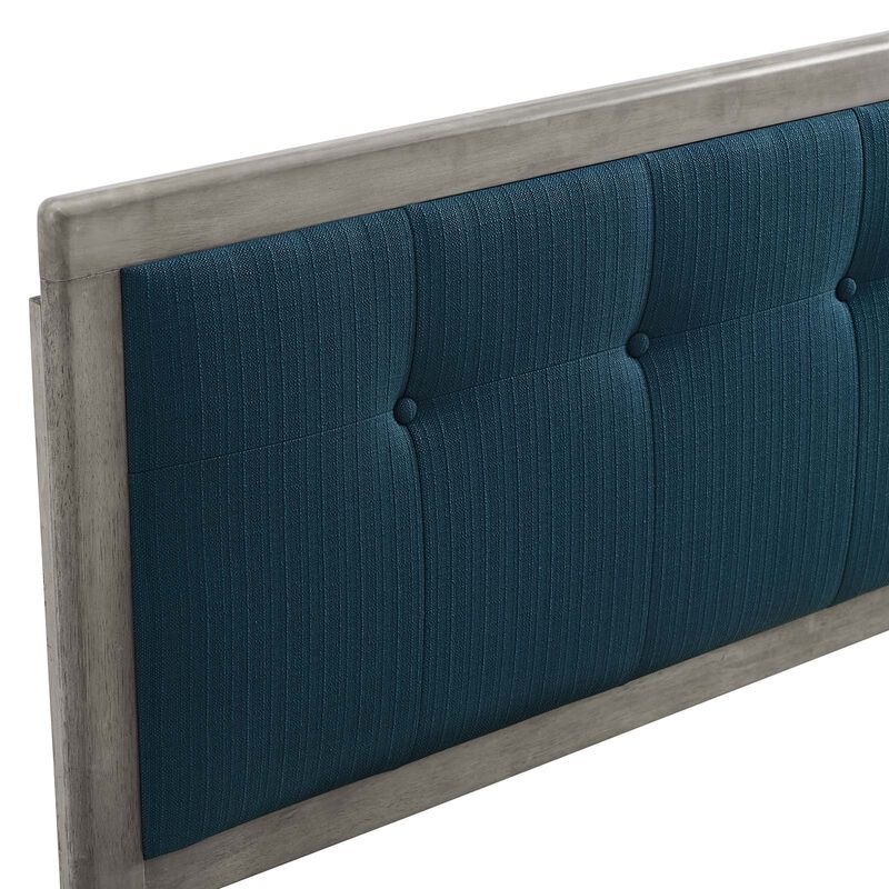 Modway - Draper Tufted Queen Fabric and Wood Headboard