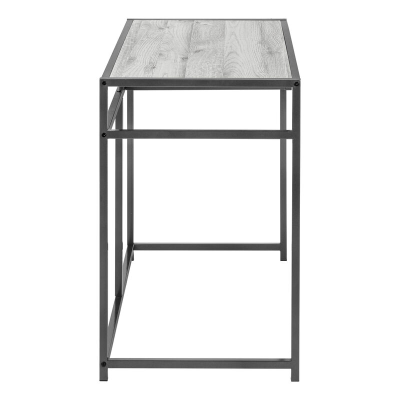Monarch Specialties I 7217 Computer Desk, Home Office, Laptop, Storage Drawer, 42"L, Work, Metal, Laminate, Grey, Contemporary, Modern