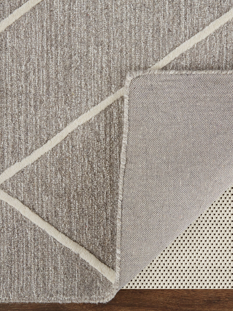 Euclid T8004 Gray/Ivory 8' x 10' Rug By Thom Filcia
