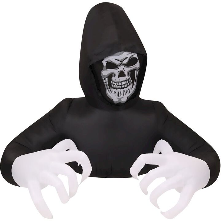 Haunted Hill Farm 5ft Inflatable Grim Reaper w/ Lights